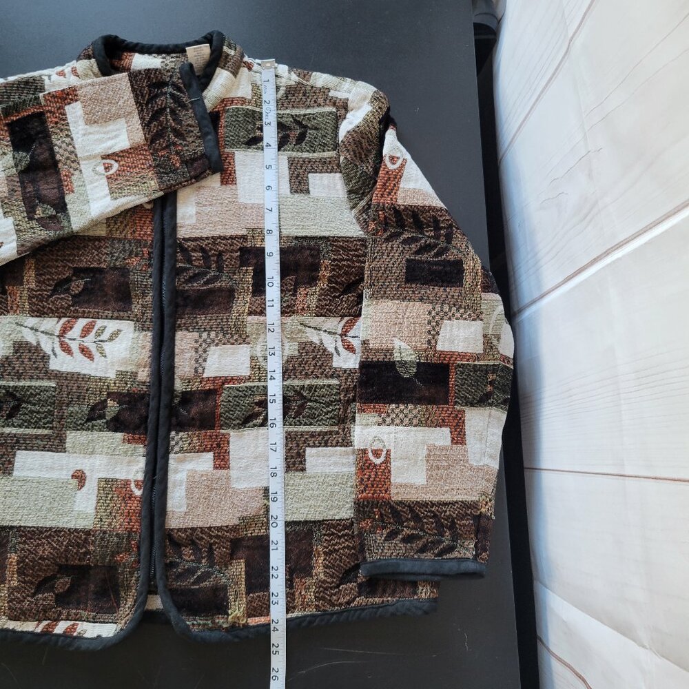 Vintage Studio Works Patchwork Jacket, Zip-Up Wom… - image 7